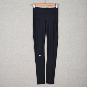 Under Armour Women's HeatGear Compression Leggings Black XS